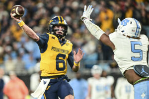 COLUMN: Despite his frenetic style of play, the key to Garrett Greene’s success at WVU has been patience